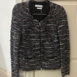 Isabel Marant Black Multicolor Tweed Blazer
